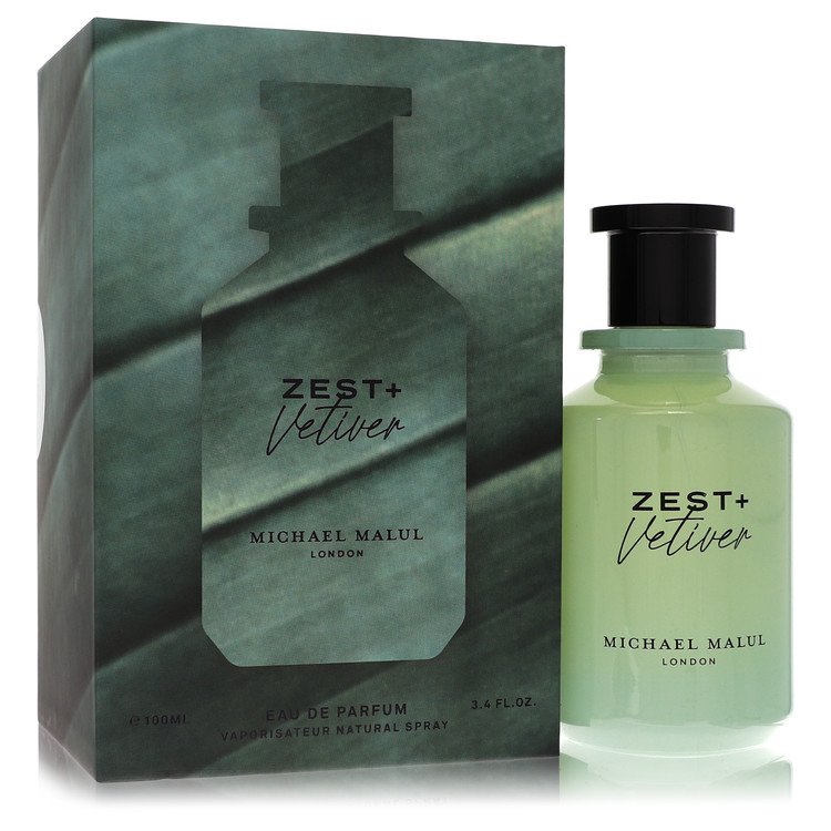 Michael Malul Zest + Vetiver by Michael Malul Eau De Parfum Spray 3.4 oz Michael Malul Zest + Vetiver by Michael Malul Eau De Parfum Spray 3.4 oz